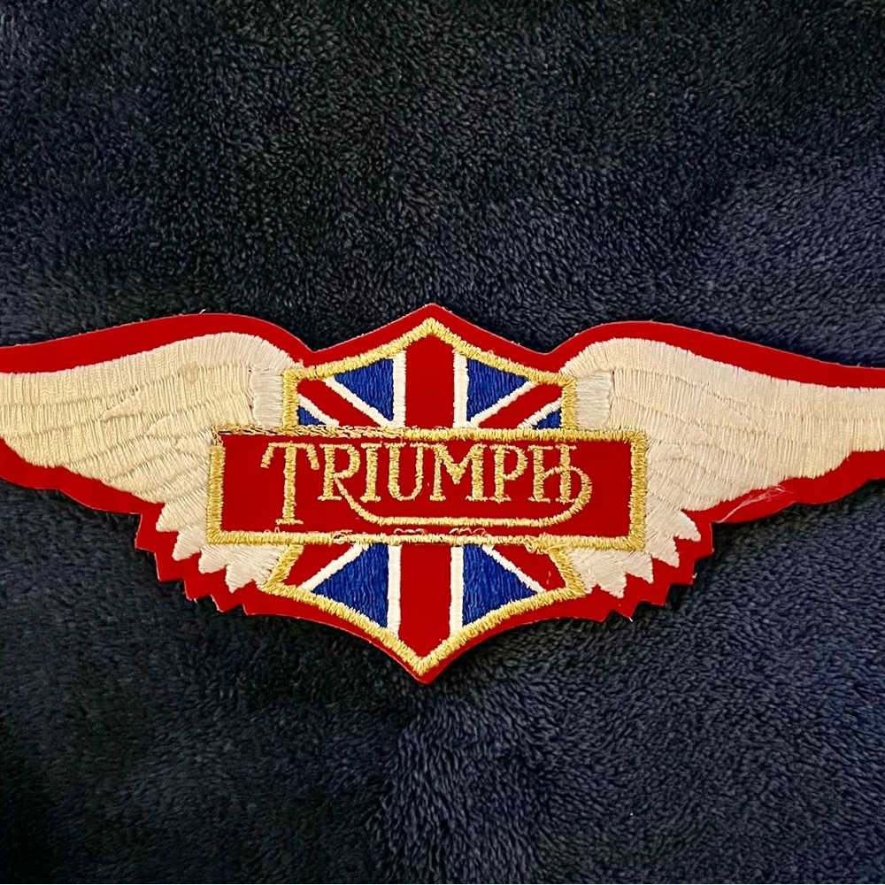 Large Triumph Winged Patch - image 1